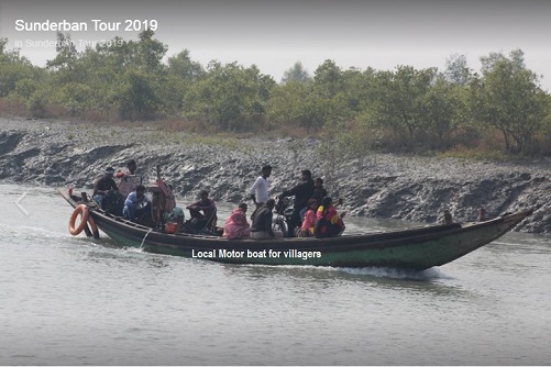 local country boat at Sundarban 